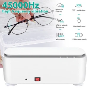 Ultrasonic Jewelry Ring Gold Silver Diamonds Gems Contacts Lens Cleaner Machine - Picture 1 of 13