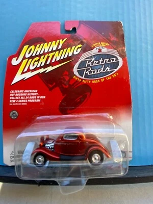 Ford Custom Coupe Copper 1934 1/64 Johnny Lightning Retro Rods cobre Foto 1 de 3