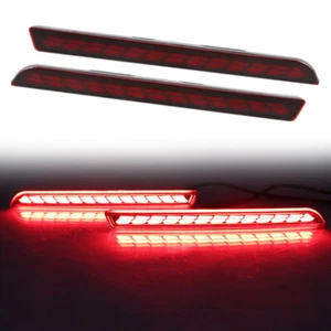 2Pcs Rear Bumper Reflector LED Tail Brake Light Fit For Toyota Sienna 2021-23 cd - Picture 1 of 6