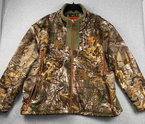 Jacket Camo Realtree Edge Arctic Shield Men's Heat Echo Sherpa Fleece 530100 - Picture 1 of 20