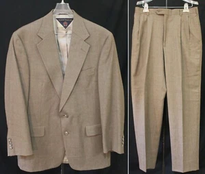 Men's Tommy Hilfiger For Belk Wool Houndstooth 2 Pc Suit 33" Waist 30" Inseam - Picture 1 of 12