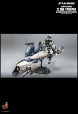 New Hot Toys TMS077 STAR WARS 1/6 HEAVY WEAPONS CLONE TROOPER & BARC SPEEDER