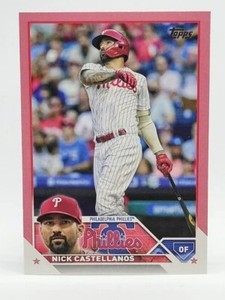 2023 Topps Series 2 - Nick Castellanos #527 - Mother’s Day Hot Pink 6/50