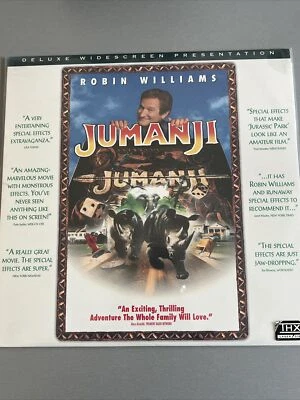 JUMANJI -- LASERDISC LD ROBIN WILLIAMS DELUXE WIDESCREEN EDITION THX - Bild 1 von 3