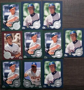 1996 Fleer / Skybox E-XL Emotion - Detroit Tigers Team Lot MLB Baseball Cards - Imagen 1 de 1