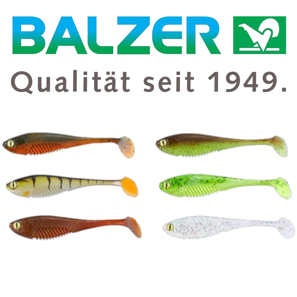 Balzer Shirasu Street Punker Gummifisch UV Paddel Fisch Barsch Zander Saibling - Bild 1 von 1