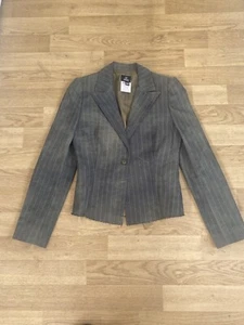 versace jeans couture distressed blazer 90s - Picture 1 of 5