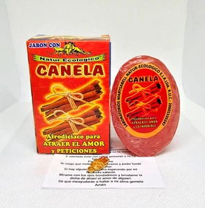 JABON CANELA CON FEROMONAS / ZIMTSEIFE PARA DINERO SUERTE AMOR AL INSTANTE - Bild 1 von 4