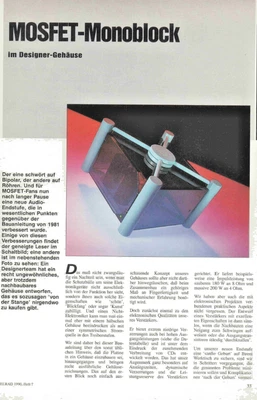 MOSFET-Monoblock  PLATINEN aus Elrad - Bild 1 von 4