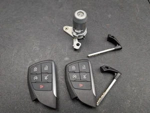 3PC Keyless Key Fobs & Lock Cylinder Set 2022 Buick Envision 13537970 2021 -2025 - Bild 1 von 7