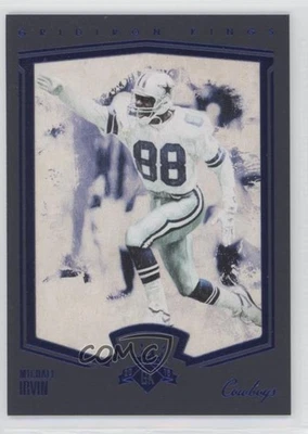 2015 Panini Gridiron Kings Limited Lithos Blue Frame Michael Irvin #161 HOF - Image 1 of 2