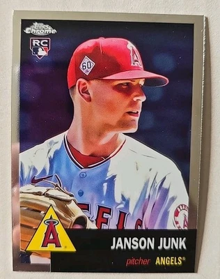 2022 Topps Chrome Platinum Anniversary Janson Junk Rookie # 280 - Image 1 of 4