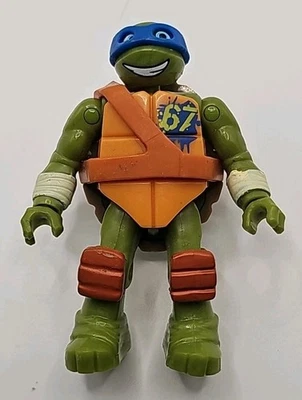 Минифигурка Leonardo Teenage Mutant Ninja Turtles Mega Bloks слепая сумка 2 дюйма  - Изображение 1 из 4