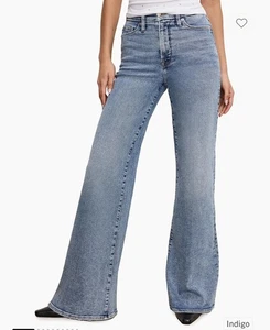 GOOD AMERICAN WAIST PALAZZO HIGH RISE GR 00 JEANS - Bild 1 von 6