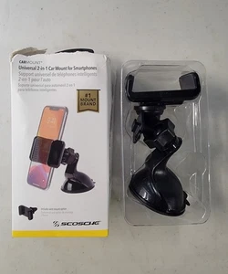 Scosche Car Phone Mount Universal 2 In 1 Includes Vent Mount/Suction Cup Option - Photo 1 sur 2