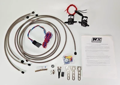 Nx Nitrous Express PARTS LOT 15200L Nitrous/Fuel Solenoid Hoses Jets and More — 第 1/4 张图片