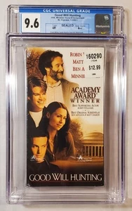 1997 Good Will Hunting VHS 1st Print Tape Brand New Graded CGC 9.6 Seal A++ - Picture 1 of 6