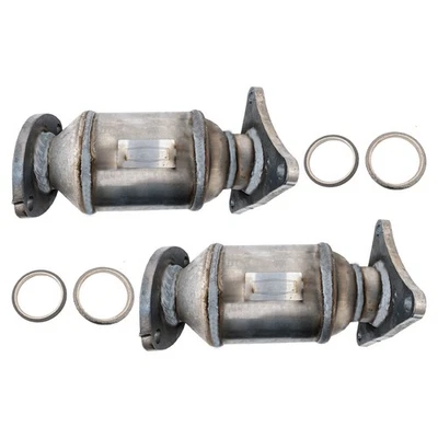 Set of 2 Catalytic Converters Front Driver & Passenger Side Left Right Pair Foto 1 de 4