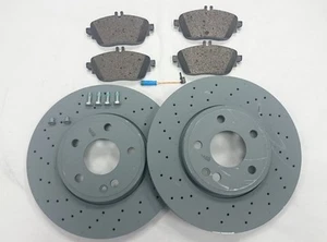 Genuine Mercedes-Benz W176 A-Class W246 B-Class AMG Sport Front Discs & Pads Kit - Picture 1 of 11