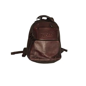 Star Wars Leather Brown Backpack Movie Producer Exclusive Rare Solo Red Lining - Picture 1 of 7