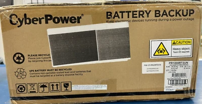 CyberPower PR1000RT2UN Smart App Sinewave UPS System 1000VA/1000W 8 Outlets - Image 1 of 3