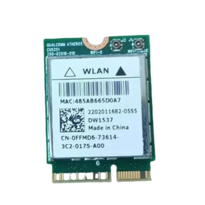 Dell DW1537 Atheros QCSNFA282 Pcie Wlan Card 802.11a Bluetooth Wifi Network Card - image 1 of 2