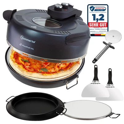 Pizzaofen PizzaProfi XXL– Pizzamaker 39cm- 400°C- 1600W– 5-tlg Set- mit Timer - Bild 1 von 4