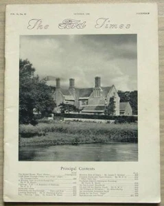 The FORD TIMES MAGAZINE Oct 1939 Vol 16 No 10 8, Prefect, V8 22 & V8 30 Specs - Picture 1 of 4