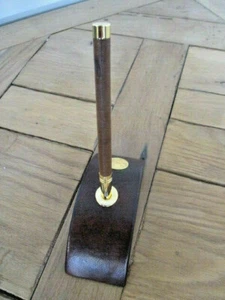 Arte Medici Schreibtisch Accessoires26055 Stifthalter Leder & Kugelschreiber (1) - Bild 1 von 6