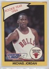 1990-91 Kenner Starting Lineup Michael Jordan (Yellow Border) HOF