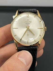 Atlantic Super White Dial 21 Jewels Armbanduhr (34,5 mm) - Bild 1 von 12