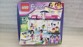 Sealed LEGO Friends Heartlake Pet Salon 41007 Emma Joanna Dog Cat Grooming Bath