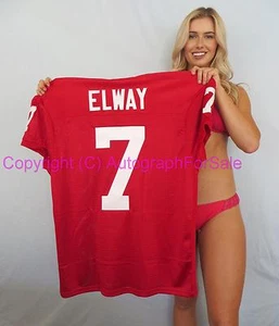 John Elway Stanford Cardinal stitched #7 red throwback retro football jersey NEW - Picture 1 of 3