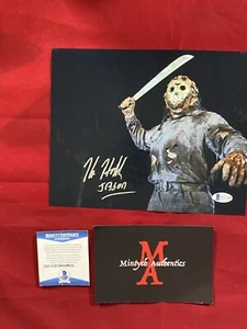 Kane Hodder autographed signed 8x10 photo Jason Friday the 13th Beckett - Picture 1 of 2