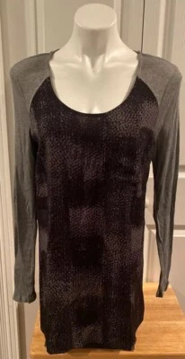 Daisy Fuentes Long Sleeve Blouse Size M Foto 1 de 3