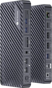 AV Access USB-C Docking Station for Laptop, 12-in-1 Design, 4K Triple Monitor - Picture 1 of 8