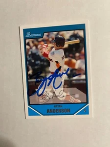 St Louis Cardinals BRYAN ANDERSON Signed Card - Picture 1 of 1