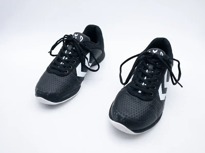 Hummel Unisexe Chaussures À Lacets Baskets Noires Taille 40,5 EU Art. 31838-98 - Photo 1/4