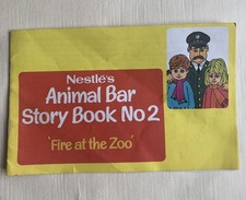 Nestle’s Animal Bar Story Book No2 “Fire At The Zoo”  Nestle’s Memorabilia 1968