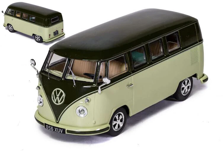 VOLKSWAGEN CAMPERVAN TYPE 2 T1 PALM GREEN AND SAND 1:43 - Immagine 1 di 1