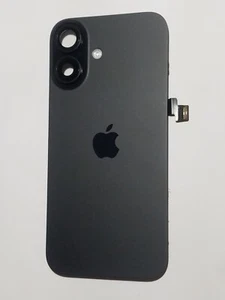 Original Black Back Door Glass Replacement Part For Apple iPhone 16 Base Model - Picture 1 of 5