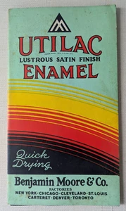 Folleto de muestra de pintura Benjamin Moore 1952 vintage esmalte útil - Imagen 1 de 4