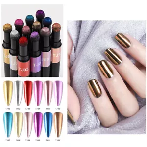 Spiegel-Chrom-Nagelkunst-Effekt-Puder-Staub-Glitzer-Schimmer-Nagelzauber❉ 〒 - Bild 1 von 23