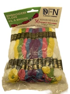 Embroider Floss 36 Skeins Multi Color New In Original Package - Picture 1 of 2