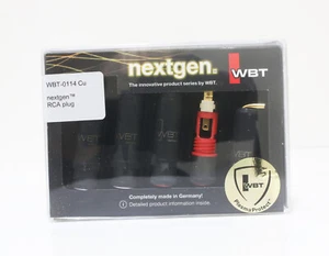 Genuine WBT 0114cu Nextgen RCA Plug Connector 0114 - Imagen 1 de 5