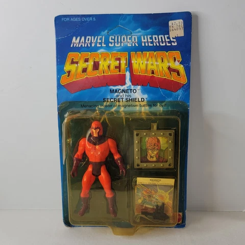Marvel Super Heroes Secret Wars Magneto and his Secret Shield Action Figure 1984 Cover