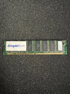 SimpleTech 256MB 98000-00167-002 C002412 RAM Memory PC133 2003GE11604 168-Pin - Picture 1 of 1