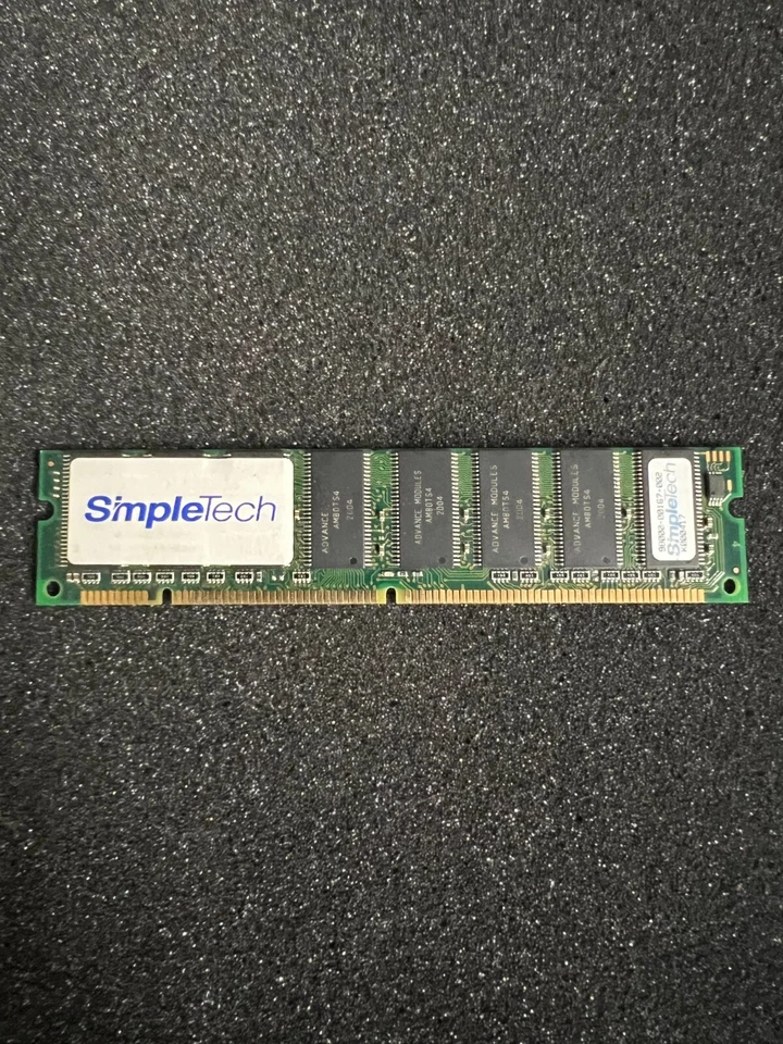 SimpleTech 256MB 98000-00167-002 C002412 RAM Memory PC133 2003GE11604 168-Pin - Image 1 of 1