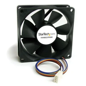 StarTech FAN8025PWM 80x25mm Computer Case Fan with PWM - Pulse Width Modulation - Picture 1 of 3