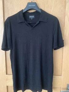 Giorgio Armani Polo Etiqueta Negra EU48 UK Mediano - Imagen 1 de 6